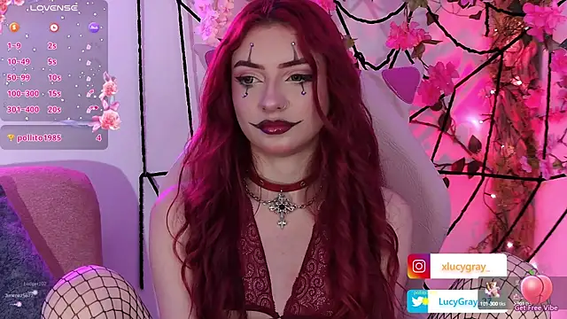 Snapshot of LucyGray chatting on 10-10-25, 03:18 LucyGray online show from 10-10-25, 03:18