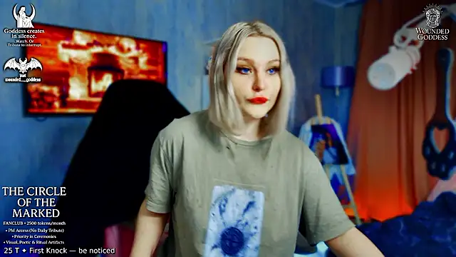 Wounded Goddess  online show from 02-08-26, 06:22