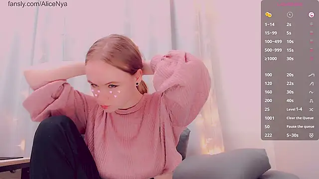 AliceNya cute online show from 02-13-26, 05:07