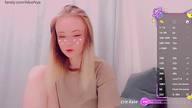 AliceNya cute online show from 12-16-25, 06:17