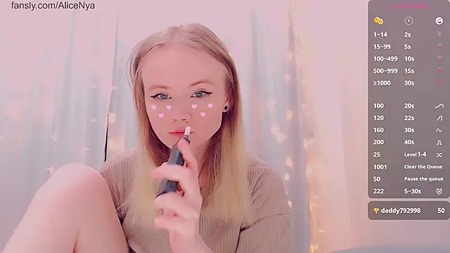 AliceNya cute online show from 01-17-26, 05:00