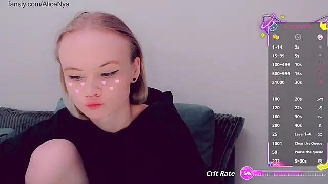 AliceNya cute online show from 11-14-25, 05:44