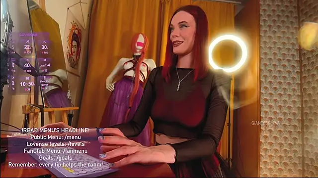 Snapshot of Giantess_Eva chatting on 07-17-26, 07:44 Giantess Eva online show from 07-17-26, 07:44