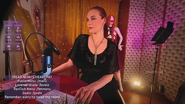 Giantess Eva online show from 04-19-26, 04:52