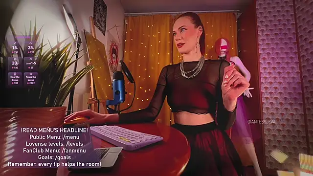 Giantess Eva online show from 04-17-26, 04:10