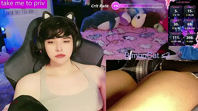 Snapshot of BimboCat chatting on 02-03-26, 01:16 BimboCat online show from 02-03-26, 01:16