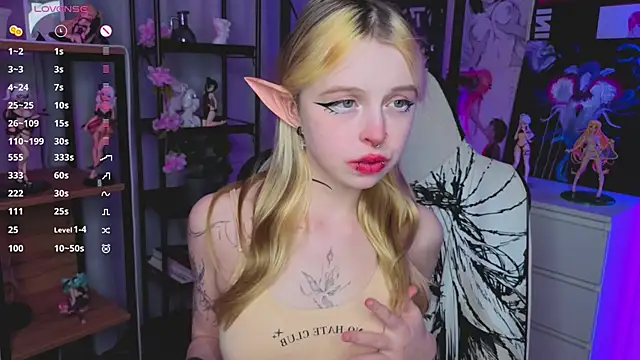 ElvenQueen online show from 11-18-25, 05:49