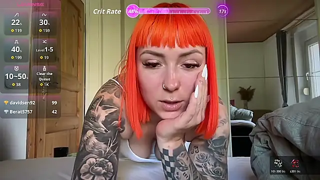 Snapshot of ScarletVixenLive chatting on 07-09-26, 12:48 ScarletVixenLive online show from 07-09-26, 12:48