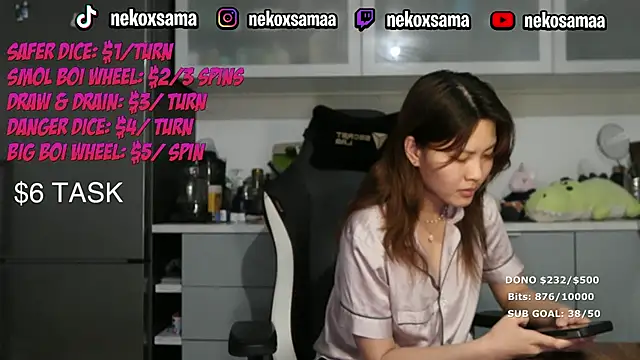 Snapshot of nekoxwaifu chatting on 05-03-26, 10:57 nekoxwaifu online show from 05-03-26, 10:57