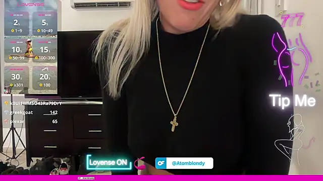 AtomBlondy online show from 03-18-26, 07:59