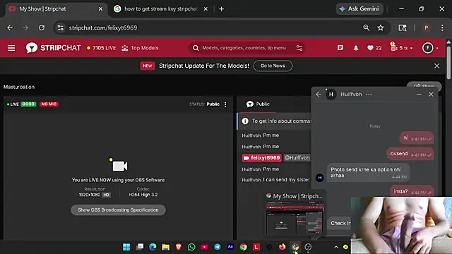Snapshot of felixyt6969 chatting on 04-15-26, 11:16 felixyt6969 online show from 04-15-26, 11:16