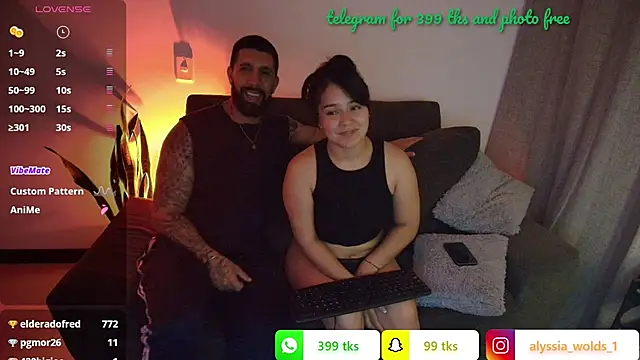 Alyssa and DAngelo online show from 07-04-26, 04:08