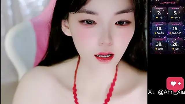 Snapshot of Ahrii_yan chatting on 06-19-26, 03:23 Ahrii yan online show from 06-19-26, 03:23