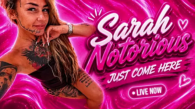 Snapshot of SarahNotorious chatting on 07-29-26, 10:09 SarahNotorious online show from 07-29-26, 10:09