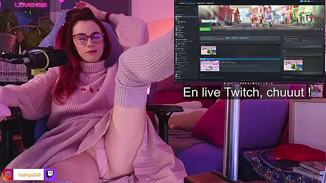 Snapshot of Indriya2x0 chatting on 02-19-26, 09:12 Indriya2x0 online show from 02-19-26, 09:12