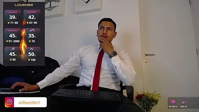 Snapshot of WillSandler chatting on 05-19-26, 07:43 WillSandler online show from 05-19-26, 07:43