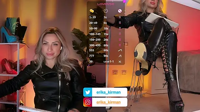 Snapshot of Erika_Kirman chatting on 03-29-26, 10:39 Erika Kirman online show from 03-29-26, 10:39