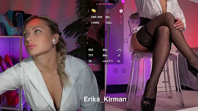 Snapshot of Erika_Kirman chatting on 05-10-26, 10:19 Erika Kirman online show from 05-10-26, 10:19
