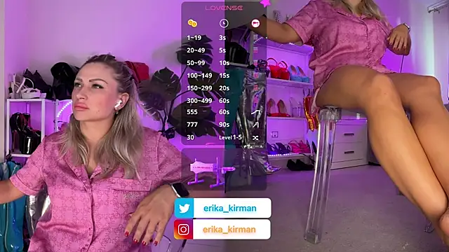 Erika Kirman online show from 09-11-25, 03:56