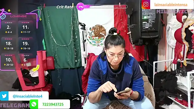Snapshot of LaInsaciableIntensa chatting on 05-24-26, 09:47 LaInsaciableIntensa online show from 05-24-26, 09:47