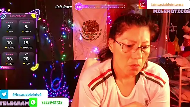 LaInsaciableIntensa online show from 06-20-26, 01:43