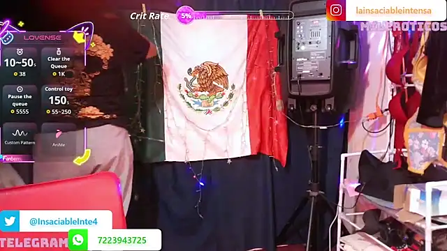 Snapshot of LaInsaciableIntensa chatting on 05-03-26, 12:49 LaInsaciableIntensa online show from 05-03-26, 12:49