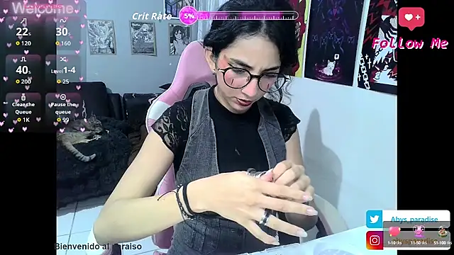 Snapshot of Abysparadise chatting on 10-17-25, 04:16 Abysparadise online show from 10-17-25, 04:16