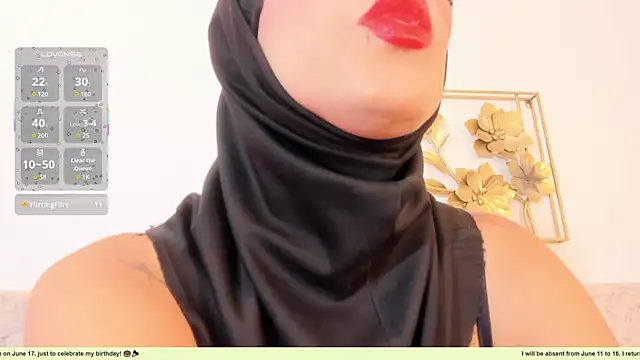 Snapshot of hanajameela chatting on 06-09-26, 12:06 hanajameela online show from 06-09-26, 12:06