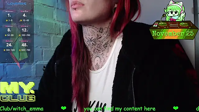 Witch Emma online show from 11-25-25, 08:42