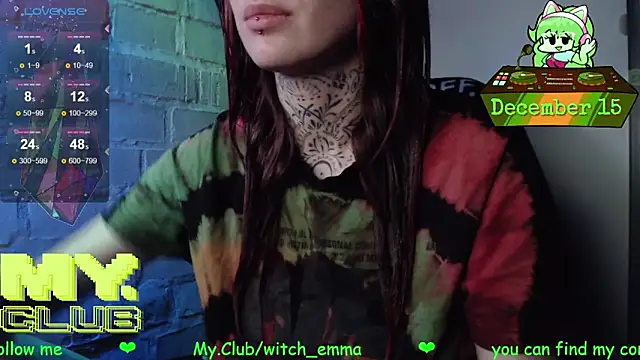 Witch Emma online show from 12-15-25, 09:37