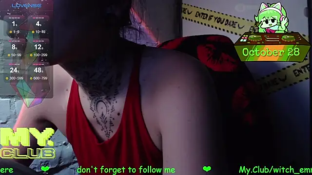 Witch Emma online show from 10-28-25, 08:35