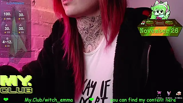 Witch Emma online show from 11-26-25, 08:53