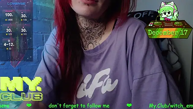 Witch Emma online show from 12-17-25, 09:03