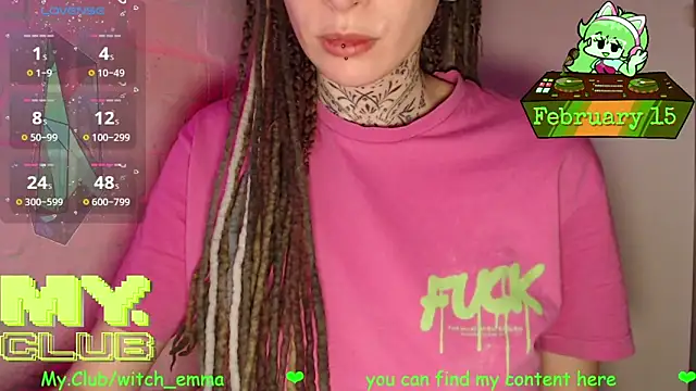 Witch Emma online show from 02-15-26, 07:02