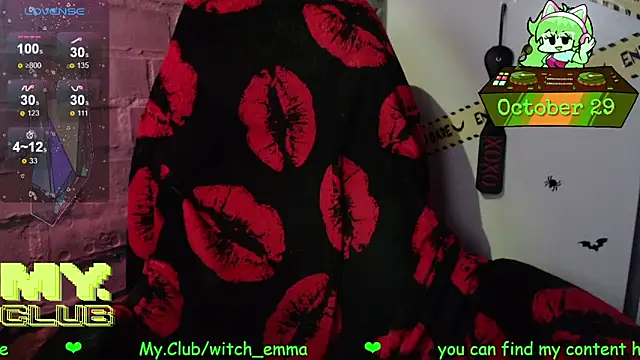 Witch Emma online show from 10-29-25, 09:03