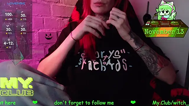 Witch Emma online show from 11-13-25, 07:51