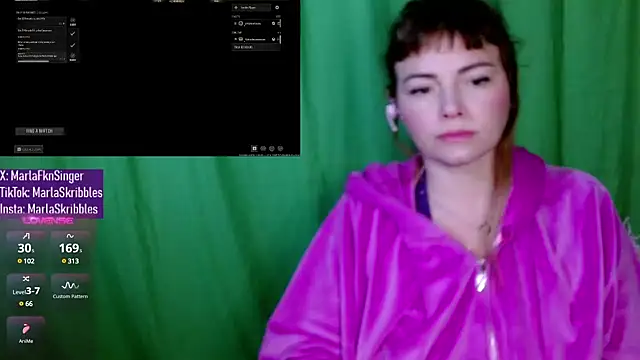 MarlaFknSinger online show from 01-12-25, 09:19