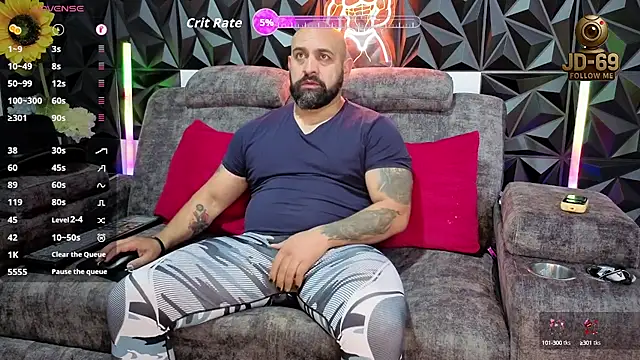 Snapshot of JD-69 chatting on 09-26-25, 08:27 JD-69 online show from 09-26-25, 08:27